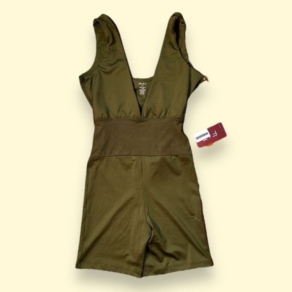 Solely One Piece Romper Bodysuit Mesh NWT Sz L/XL
